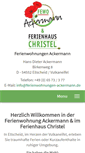 Mobile Screenshot of ferienwohnungen-ackermann.de